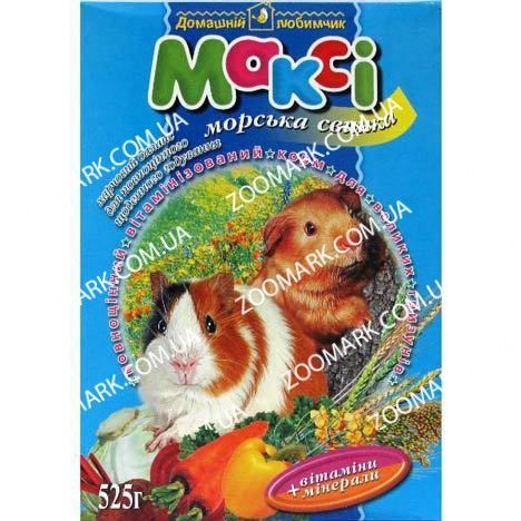 Корм Максі морська свинка 525 г, крейда Корм Максі морська свинка 525г, крейда