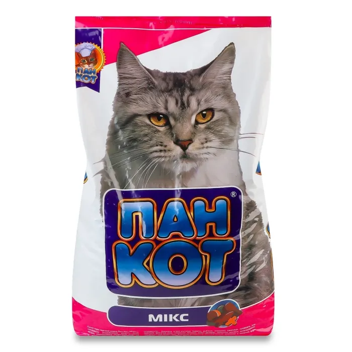 Пан-кіт Риба сухий корм для кішок 10 кг