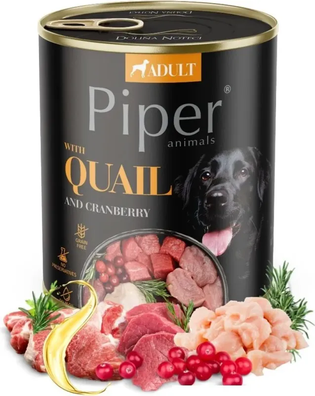 Dolina Noteci Piper Dog Adult Quail Gravy (60) з перепілкою та журавлиною 400 гр