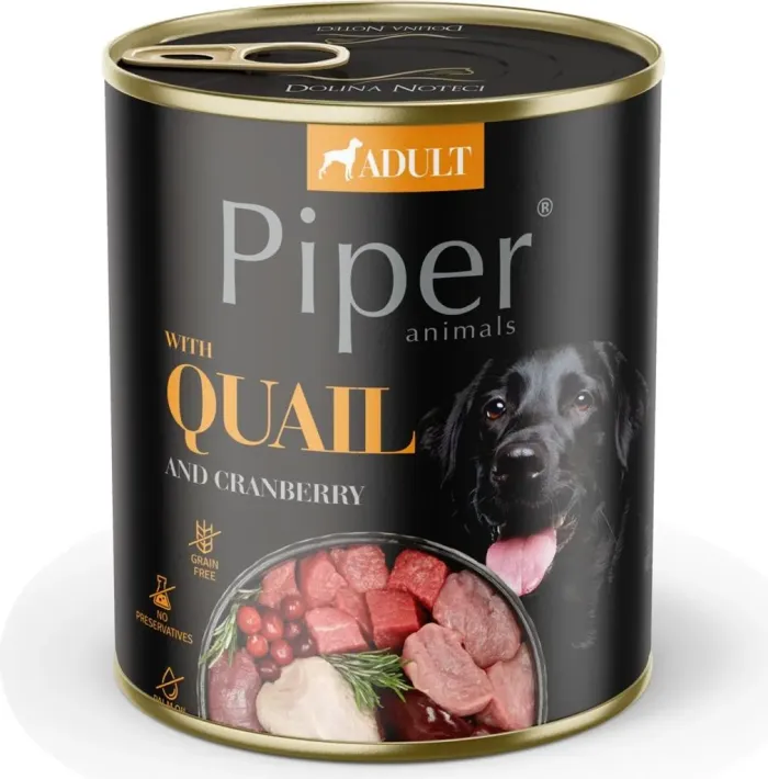 Dolina Noteci Piper Dog Adult Quail Gravy (60) з перепілкою та журавлиною 800 гр