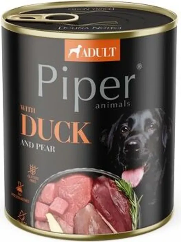 Dolina Noteci Piper Duck  Pear Консервований корм для дорослих собак з качкою та грушею 800 гр