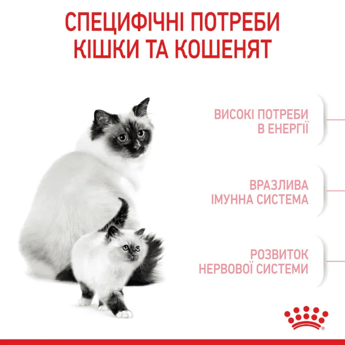 Royal Canin Mother and Babycat 34 (Роял Канін Мазер енд Бебікет) для кошенят від 1 до 4 місяців 10 кг