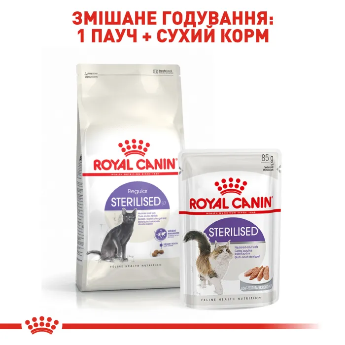 Royal Canin Sterilised Appetite control + 7 для стерилізованих котів від 7 до 12 років 1,5 кг