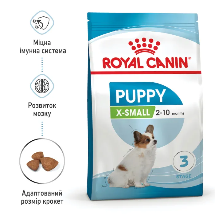 Royal Canin X Small PUPPY для цуценят дуже дрібних порід до 10 місяців 1,5 кг