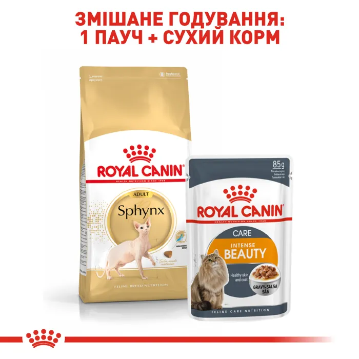 Royal Canin Sphynx adult 33 (Роял Канін) сухий корм для сфінксів з 1 року 10 кг